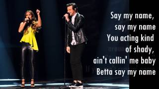 Alex and Sierra - Say my name (lyrics + pictures) HD