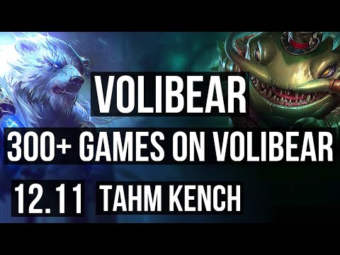 VOLI vs TAHM (TOP) | 12/3/18, 1.5M mastery, 300+ games | KR Diamond | 12.11