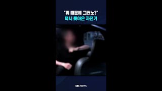 택시가 자전거에 '빵' 했더니 #shorts