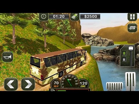 Army 🪖 Bus simulator game Drive #game #army #bus 