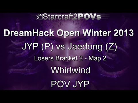 SC2 HotS - DreamHack Winter 2013 - JYP vs Jaedong - LBR2 - Map 2 - Whirlwind - JYP