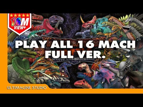 Dinosaurs Battle 16 Match Full ver. #pong1977 #dinosaursbattles #dinosaur #dinosaurs #jurassicworld