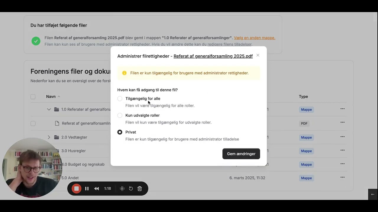 Direkte fra supporten: Sådan deler I online referater i Boligforeningsweb