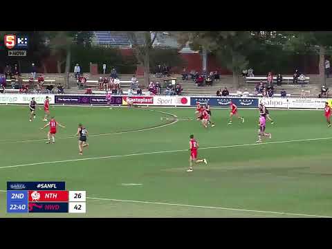 Rd 5 Hostplus SANFL Snapshot - North's Ewan Mackinlay kicks a ripper on debut