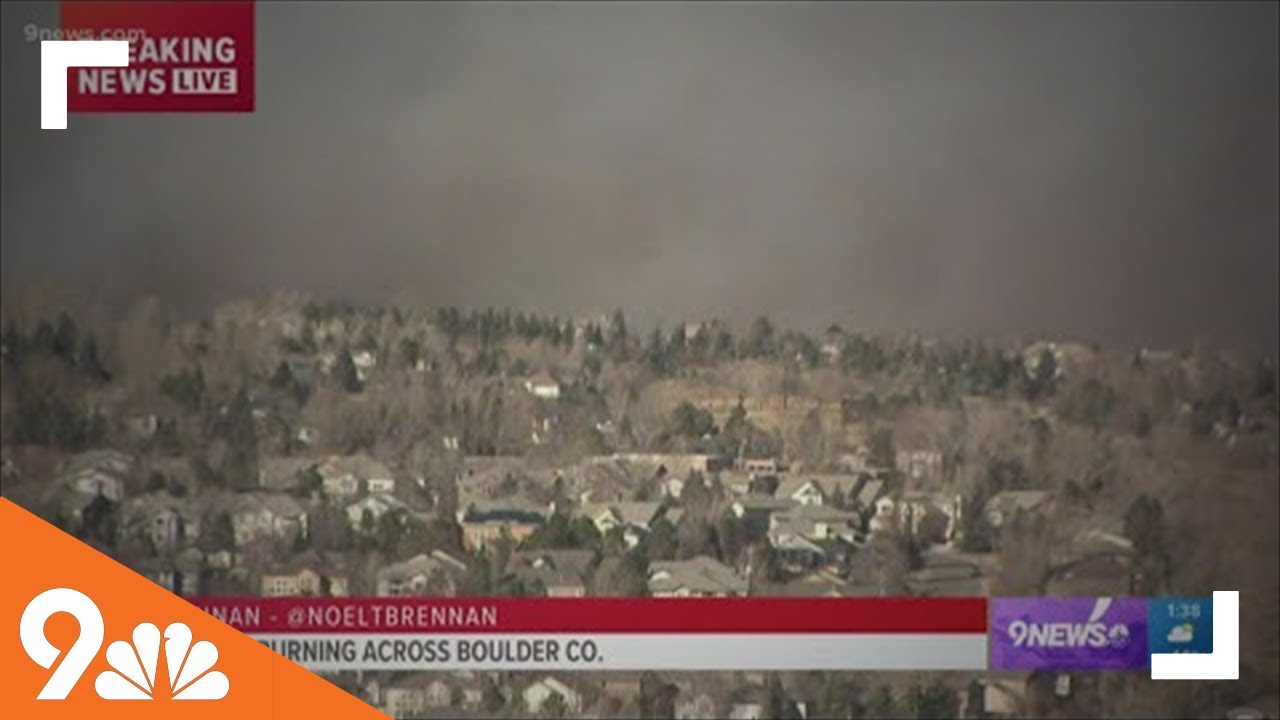 Strong wind gusts drive grass fires in Boulder County
