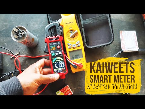KAIWEETS KC 602 New Tool Review Great Smart Clamp Meter for HVAC Techs Great for EDC Meter #hvac