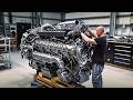 Man Fully Assembles MAN TRUCK ENGINE Perfectly Start To Finish By Trucks Channel Razborgruz