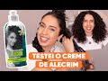 TESTEI O CREME ALECRIM DA SOUL POWER NO MEU CABELO CACHEADO | JULIANA LOUISE