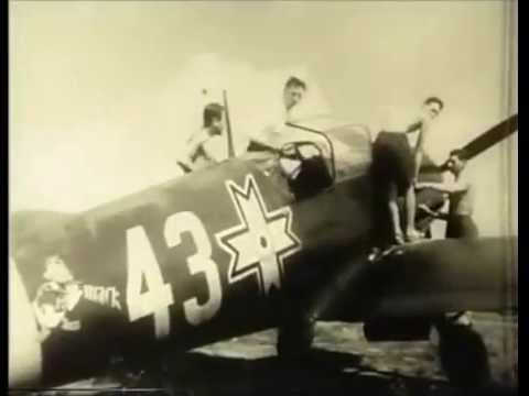 Romanian Air Force Bf 109E of 58 Esc, Grupul 7, before take off