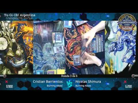 YACS 2da Edicion - Ronda 3 - Cristian Barrientos (Burning Abyss) vs Nicolas Shimura (Burning Abyss)