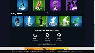 Today's Current Item Shop   fnbr co — Fortnite Cosmetics   Google Chrome 2022 01 17 19 25 02