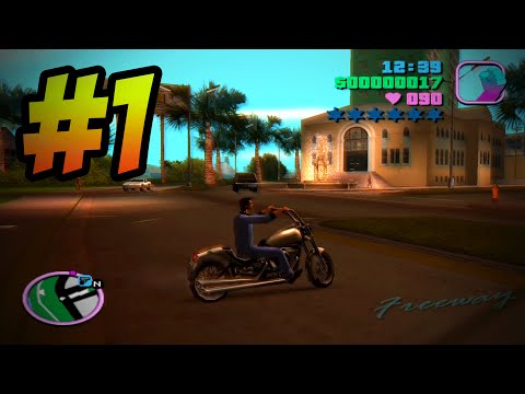 Grand Theft Auto Vice City Playstation 4 Gameplay - Part 1 - Boat Party! (Let's Play / Walkthrough)