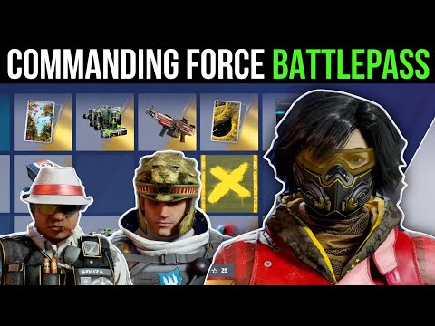 ENTIRE Operation Commanding Force Battlepass in Rainbow Six Siege