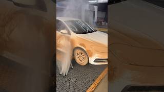 Fully automatic car washing machine cleans vehicles🚗 # #carwasher  #carwash #det