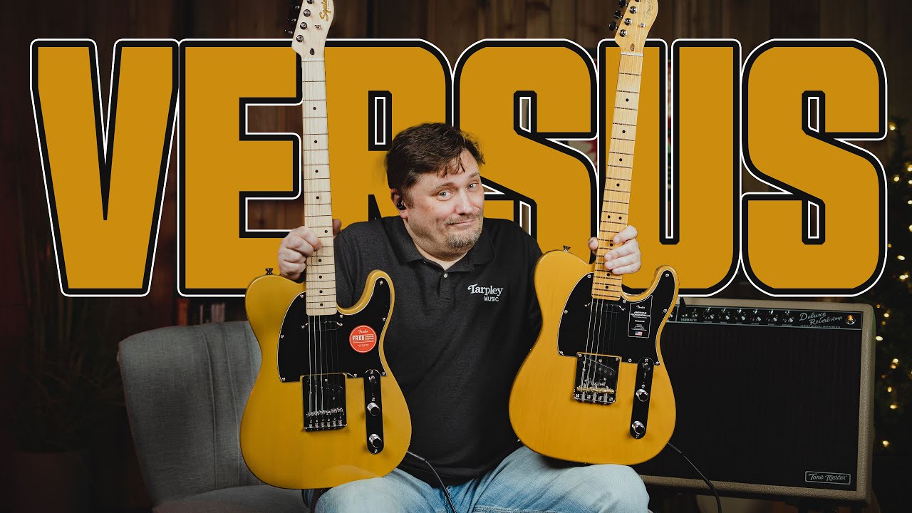 How Good is the Squier Affinity Telecaster Compared to the American Pro II Telecaster? - VERSUS