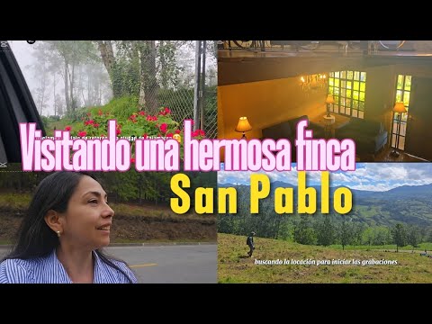 SALIMOS DE LA CIUDAD HACIA UNA🍀 HERMOSA FINCA EN SAN PABLO,YO PASEO Y ELLOS TRABAJAN🤗