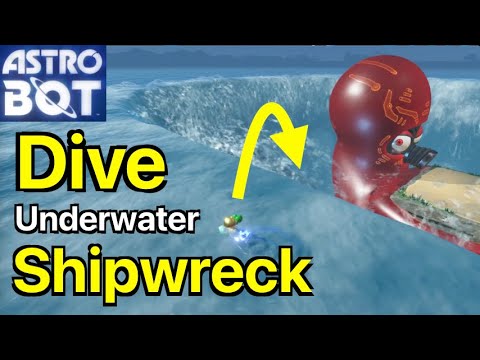 Astro Bot: Dive Underwater Shipwreck (Wako Tako)