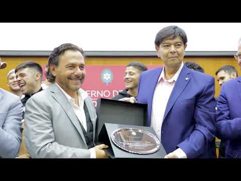 Orgullo salteño: Sáenz recibió al plantel de Central Norte tras su histórico ascenso a Primera Nacional