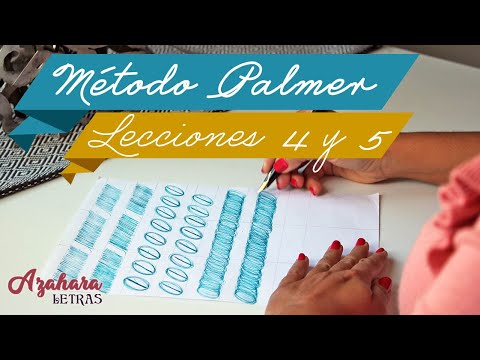 Palmer Method of Spanish Calligraphy - Lessons 4 and 5