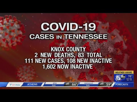 Coronavirus in Tennessee: Knox County reports 2 new deaths, 111 new cases