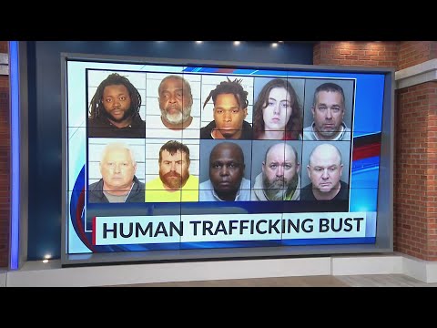 Human trafficking sting nets 10 arrests after 2 days