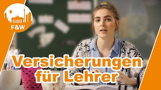 Eine Reihe von 10 Videos zu den wichtigsten Versicherungen für Studenten, Referendare und Lehrer.