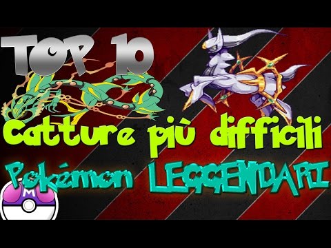 Top 10 Catture più Difficili Pokémon Leggendari