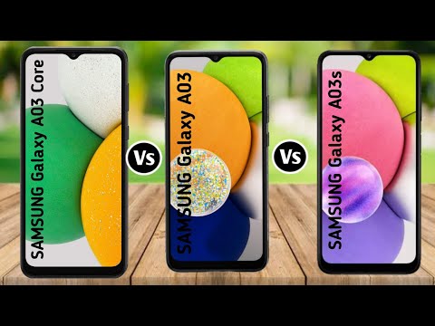 Samsung Galaxy A03 Core vs Samsung Galaxy A03 vs Samsung Galaxy A03s