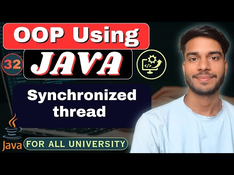 Lec 32 Synchronized Thread In Java Multithreading Oop Using Java