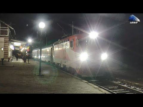 Trenuri pe Seară în Vatra Dornei 🚊❄🚊 Evening Trains in Vatra Dornei - 18 March 2025