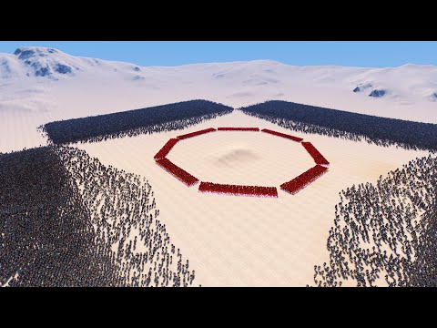 3000 SPARTANS Vs 85,000 ROMANS ULTIMATE EPIC BATTLE SIMULATOR UEBS