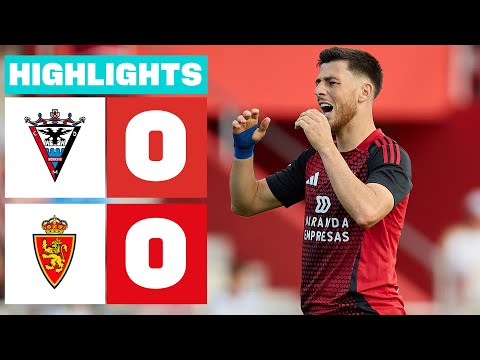 CD MIRANDÉS 0 - 0 REAL ZARAGOZA | RESUMEN LALIGA HYPERMOTION
