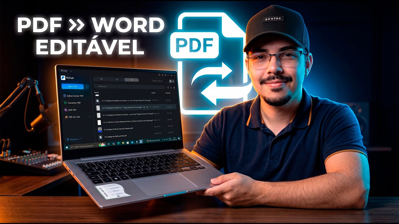 Como converter PDF para Word sem desconfigurar grátis - Guia 2026