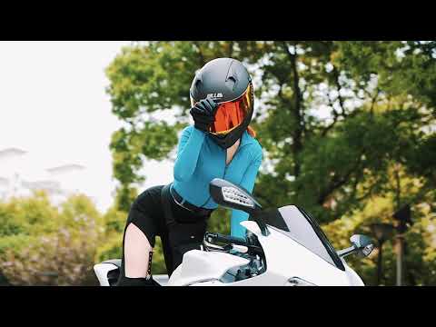 Gille GTS Solid Matte Black with Iridium Visor | Premium Motorcycle Helmet