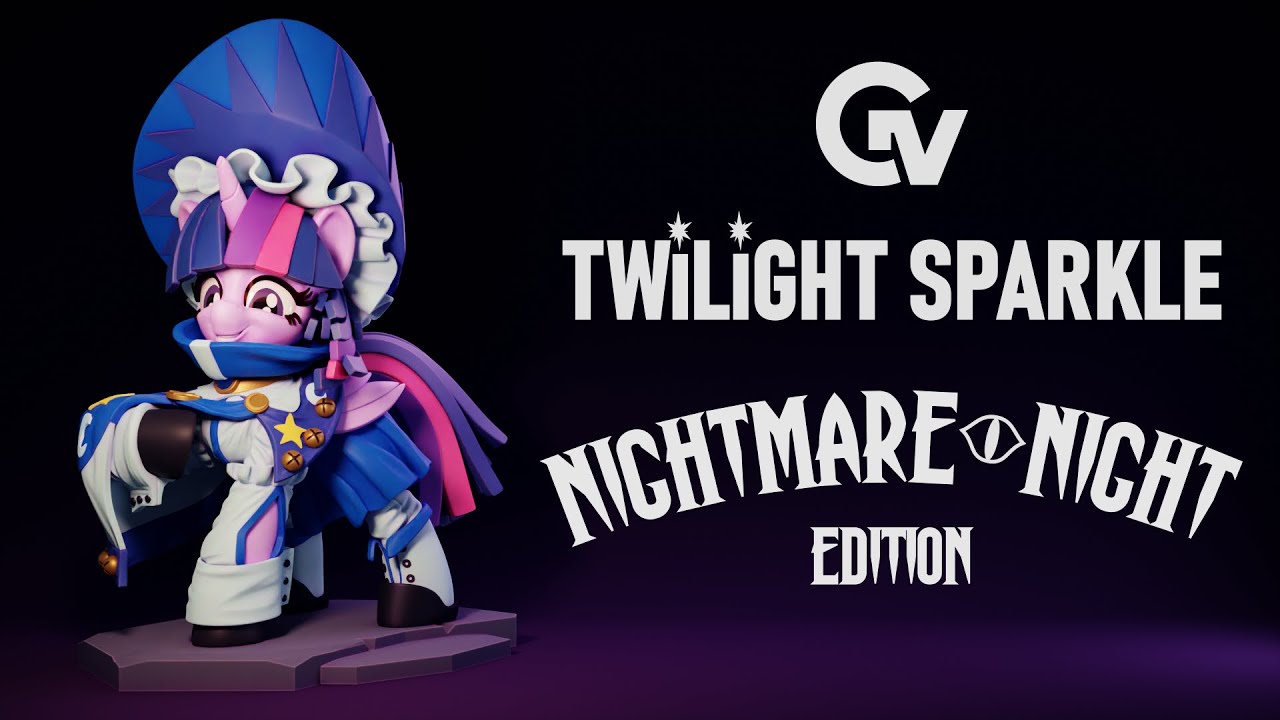 Principessa Twilight Sparkle Nightmare Night - My Little Pony Modello di stampa 3D