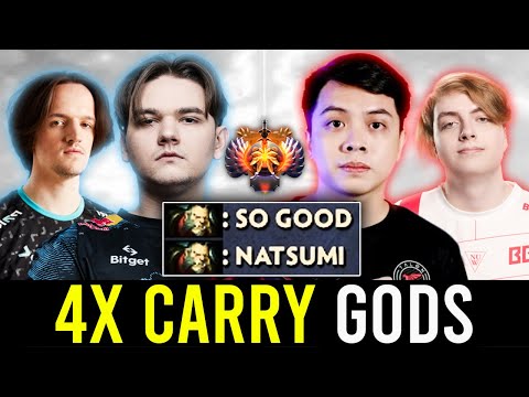 "4X CARRY GODS meet 1 GAME.." - YATORO CRYSTALLIS vs NATSUMI NIGHTFALL