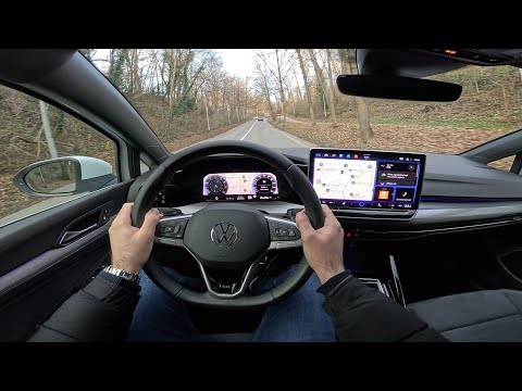 VW GOLF 8 FACELIFT 2024 - POV test drive (eTSI mild hybrid 150 HP, DSG)