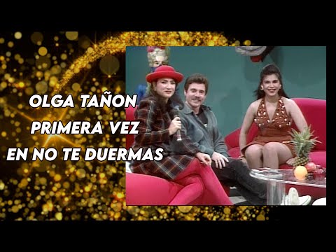 Olga Tañón in her first interview on No Te Duermas 1992