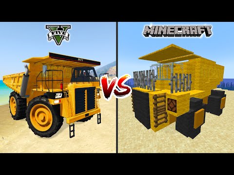 Minecraft Dump Truck vs GTA 5 Dump Truck - which is best?