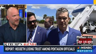 MSNBC: KATY TUR REPORTS - OCT 23 2025 - REPORT SAYS HEGSETH LOSING GENERALS CONFIDENCE