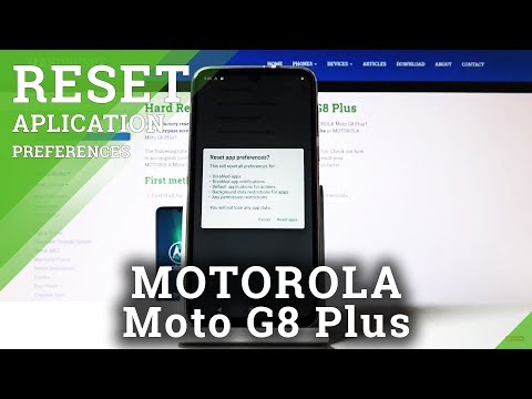 How to Reset App Preferences in MOTOROLA Moto G8 Plus – Restore App Config
