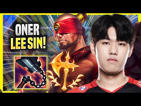 ONER PERFECT GAME WITH LEE SIN! - T1 Oner Plays Lee Sin JUNGLE vs Nidalee! | Season 2022