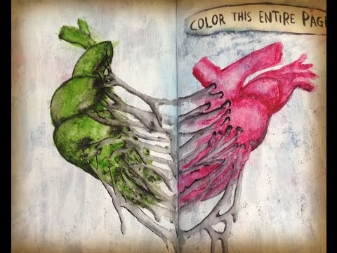 WRECK THIS JOURNAL || Color This Entire Page (page 102)