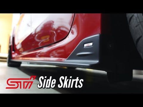 How To Install SUBARU OEM STI Side Skirts | 2015-2020 SUBARU WRX/STI