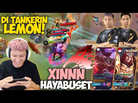 THIS IS HOW XINNN PLAYS HAYABUSA FAST HAND COMBO WITH LEMON TANKER!! AUTO-DEADLY KICKING OUT THE ...