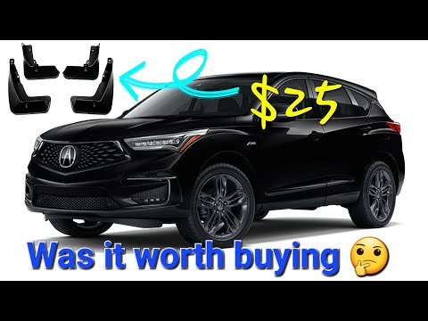 Acura RDX Mudflaps Mudguards Installation & Review