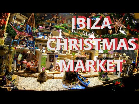IBIZA - Walking through the CHRISTMAS MARKET [4K]