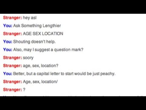 Omegle text chat