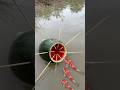 Survival Skills Single Mom With Watermelon Fish Trap Survival Camping Bushcraft Fish