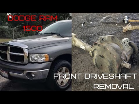 Dodge ram 1500 front differential removal nut and bolt. Covered it very well.great video